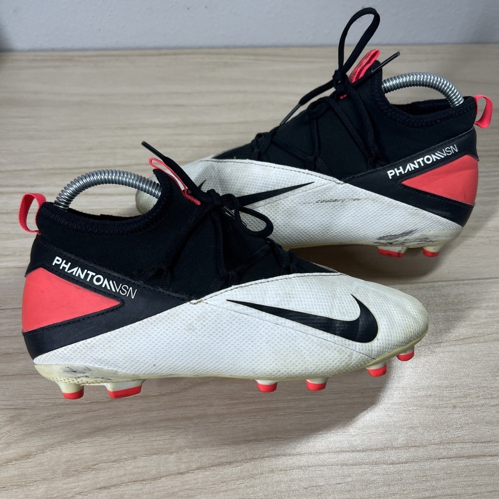 Nike‎ Phantom Vision 2 Academy MG CD4061-106 Size 5.5Y Laser White Soccer Cleats